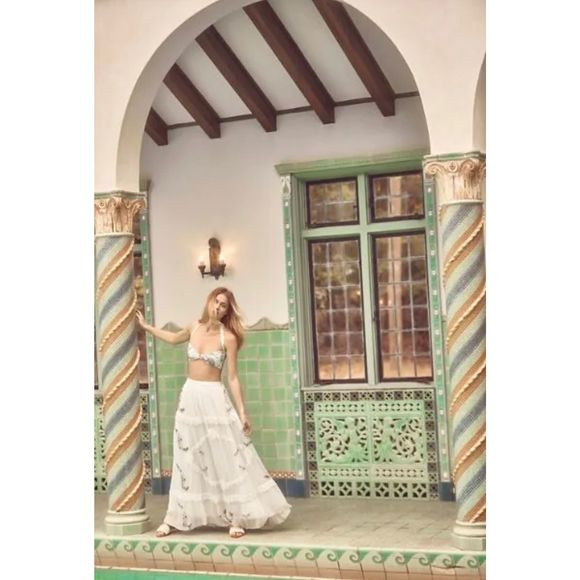 New BHLDN Amaryllis Maxi Skirt US sz 8 - Picture 2 of 7